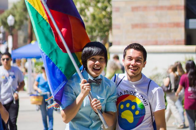 UCLA's tweet image. UCLA #ranked No. 6 among top LGBT friendly campuses in U.S. ➡ ucla.in/24yqrk7