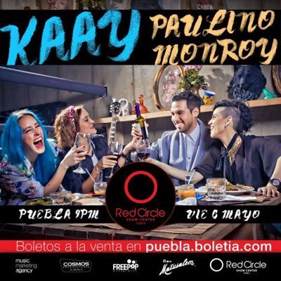 ClubFansDeKaay's tweet photo. Hoy es él día! @kaayoficial se presenta en Puebla!🎉
No faltes @ranofila @cecyleos_kaay @PaulinoMonroy @Mariakaay https://t.co/PcXamHspTw
