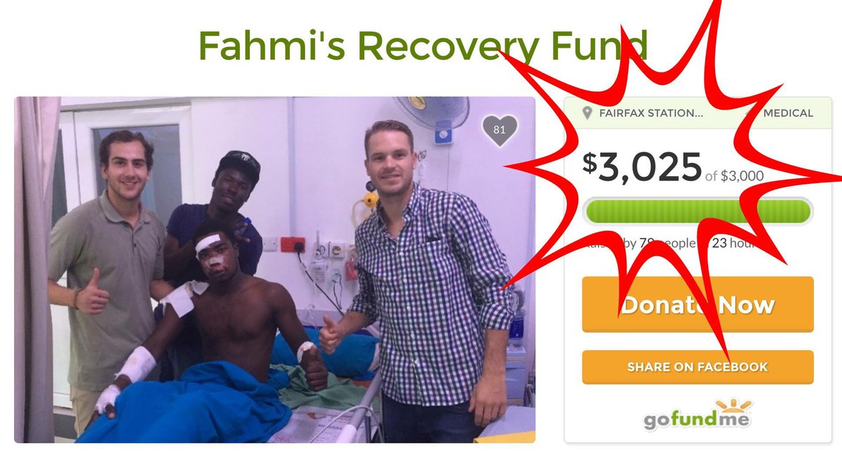 GIVEvolunteers's tweet image. We are in complete awe of ALL of you! In less then 24 hours we have exceeded our goal for Fahmi's medical needs!! 💚🎉