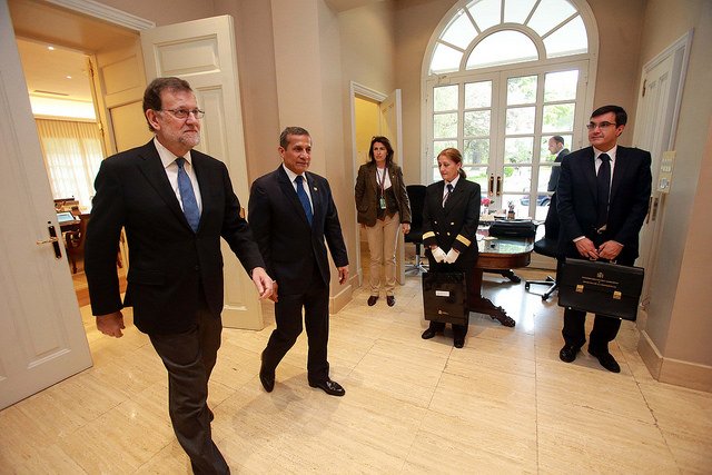 prensaperupe's tweet photo. Presidentes Humala y Rajoy, cooperación bilateral  están fortalecidas
https://t.co/l1EYvviuao https://t.co/HvstzTPTxF