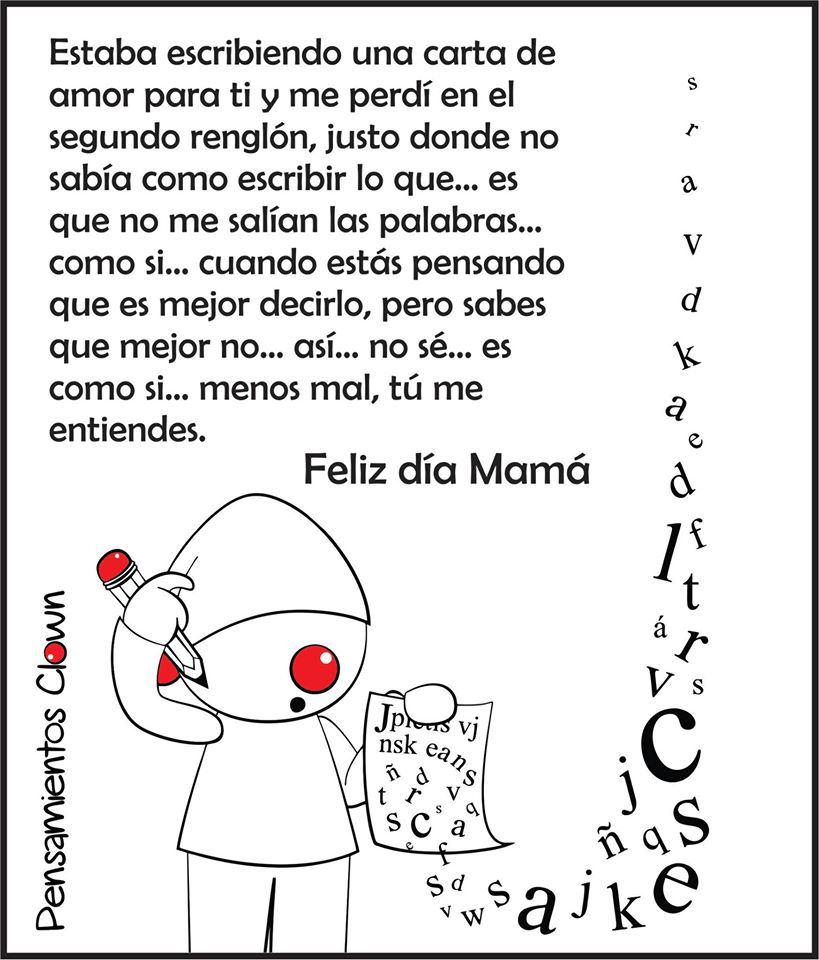 ClownPensamient's tweet photo. @kavivime Por Ser Una Excelente Mamá #FelizDíaMamáConPensamientosClown https://t.co/hdJPNy9fuU