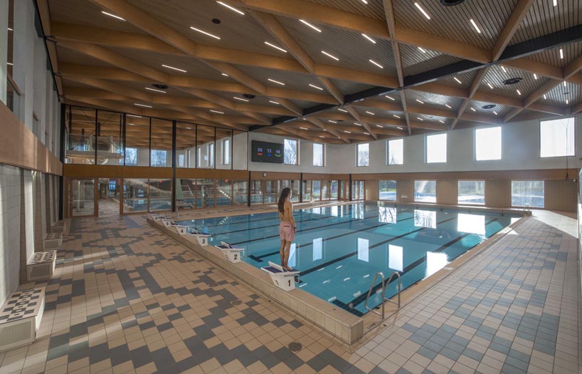 designboom's tweet image. de architekten cie builds sustainable swimming pool complex in amsterdam
designboom.com/architecture/d…