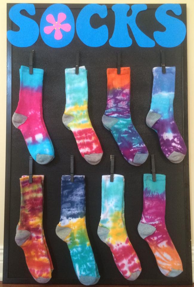 SandyTees's tweet photo. #Tiedye #Socks for sale tomorrow at the ByWard Market !!! https://t.co/4iwJIkDwaL