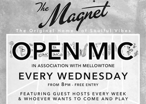 #OPENMIC tomorrow… Featured act @wr88band Free entry. 8pm. @MagnetOpenMic <a href="/OpenMicCalendar/">Open Mic Calendar</a>