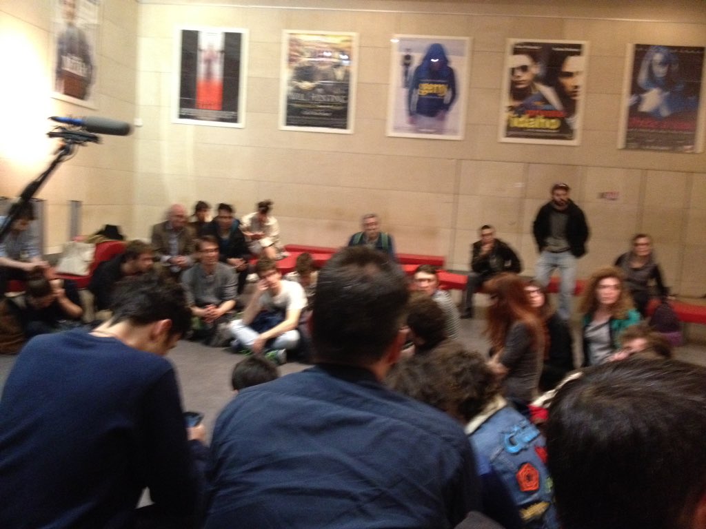 Occupation de la Cinematheque #occupycinematheque