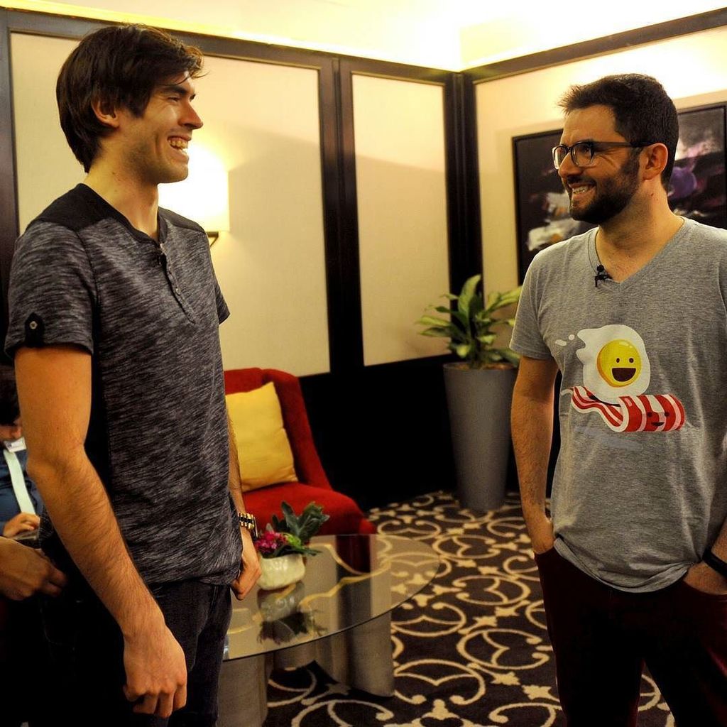 fechu's tweet photo. ¡No lo están pungueando a @GermanGarmendia! 
Solo parte del backstage... en minutos en @te… https://t.co/2CPaZNBNi0 https://t.co/c8i1UmyCQH