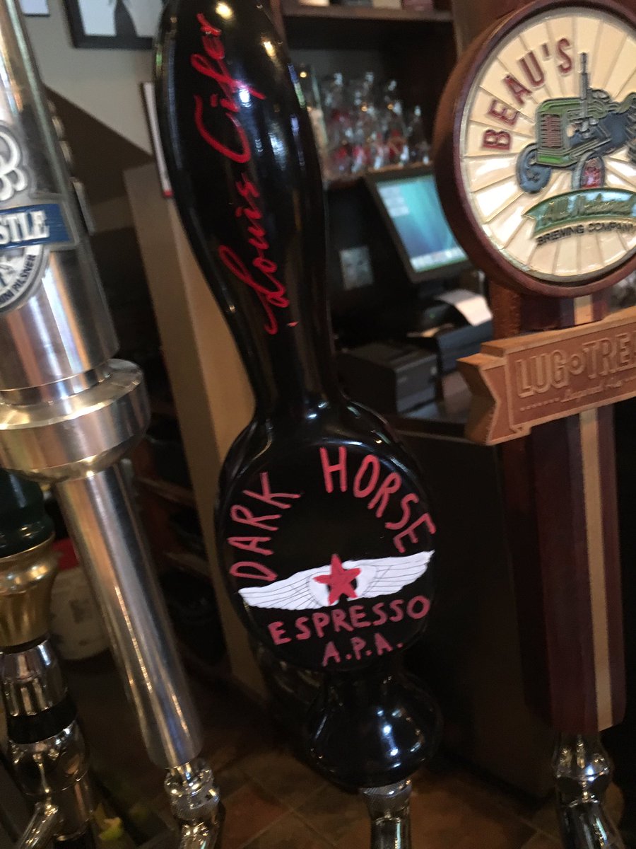 StoutIrishPubTO's tweet photo. On tap now! @LouisCiferBW #darkhorseapa #espresso #wevegotithere #wetappedthat #craftbeer #apa #beer #cabbagetown https://t.co/igca6kxUyC
