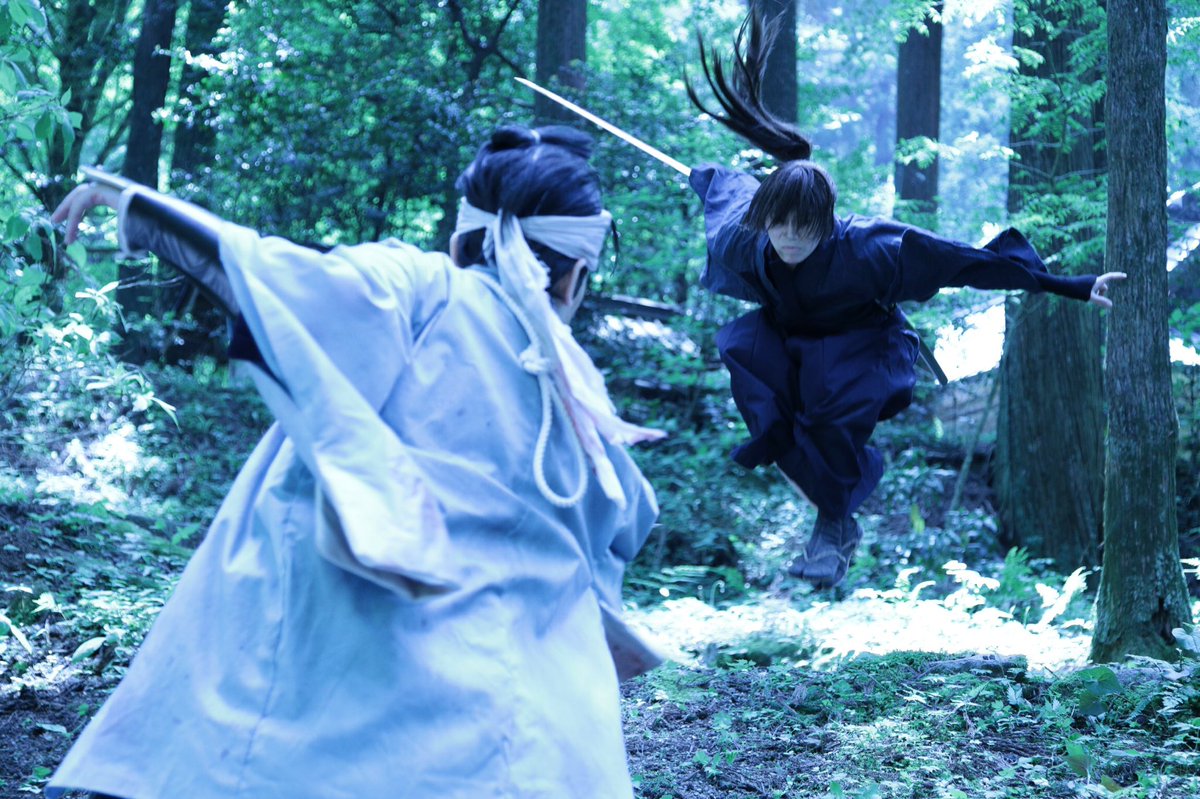 アヲイ るろうに剣心 実写映画 己に向いた刃は やがて お前を苦しめることになるぞ 緋村剣心 しのださん 斎藤一 アヲイ 撮影 Asakime さん