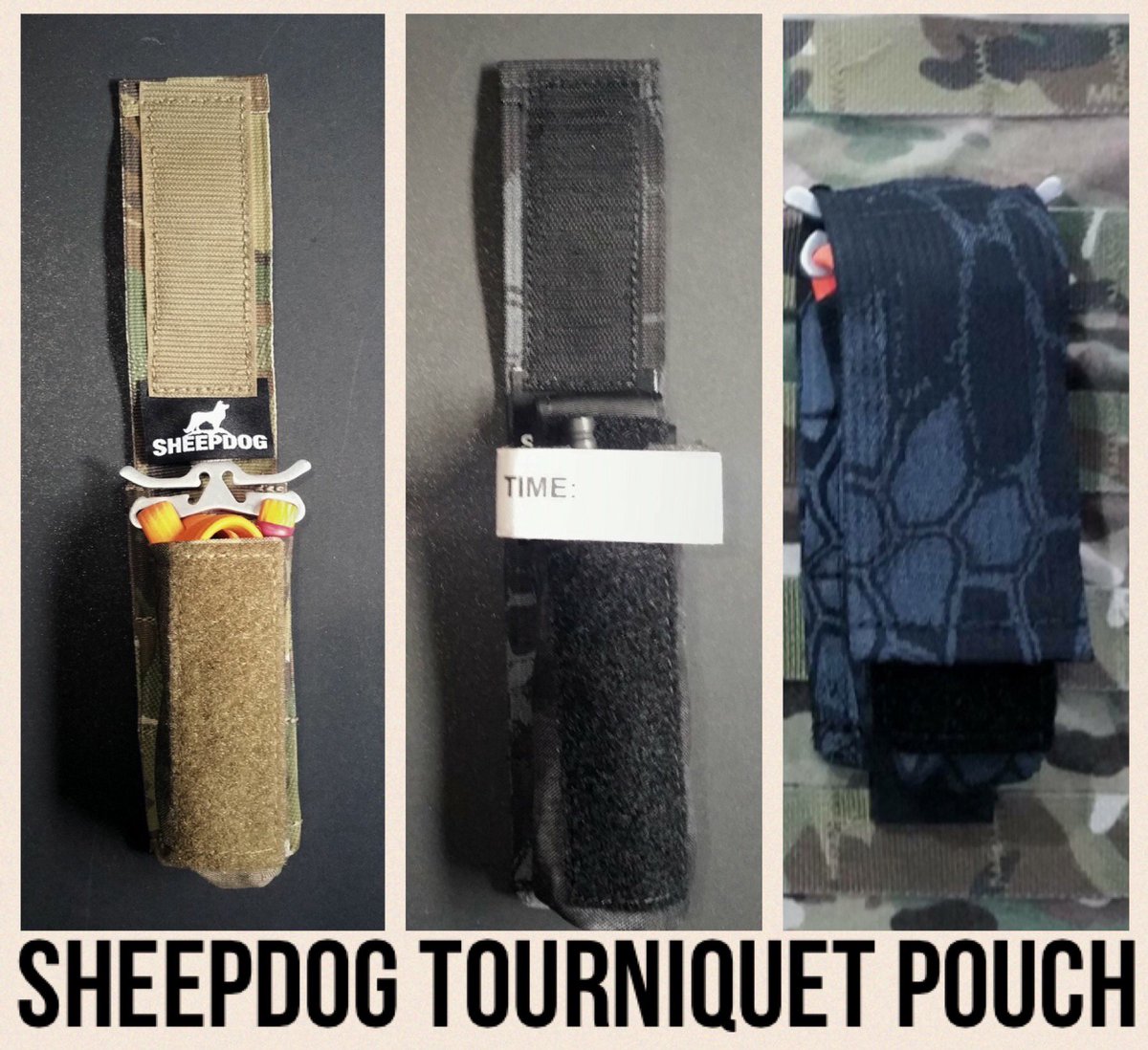 Sheepdog_JT's tweet photo. The Sheepdog Tourniquet Pouch accommodates both the C-A-T and RATS Tourniquet.
https://t.co/Cb90sEcW1j https://t.co/Gy2TUv8kj7