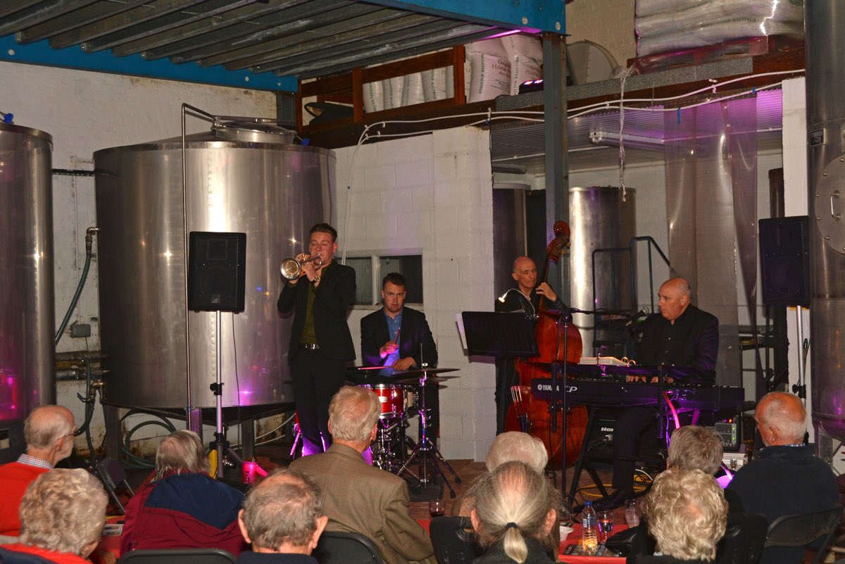 Great night at our 'Jazz In The Brewery' last night! Playing to a sold out audience!! #FestivalWeek