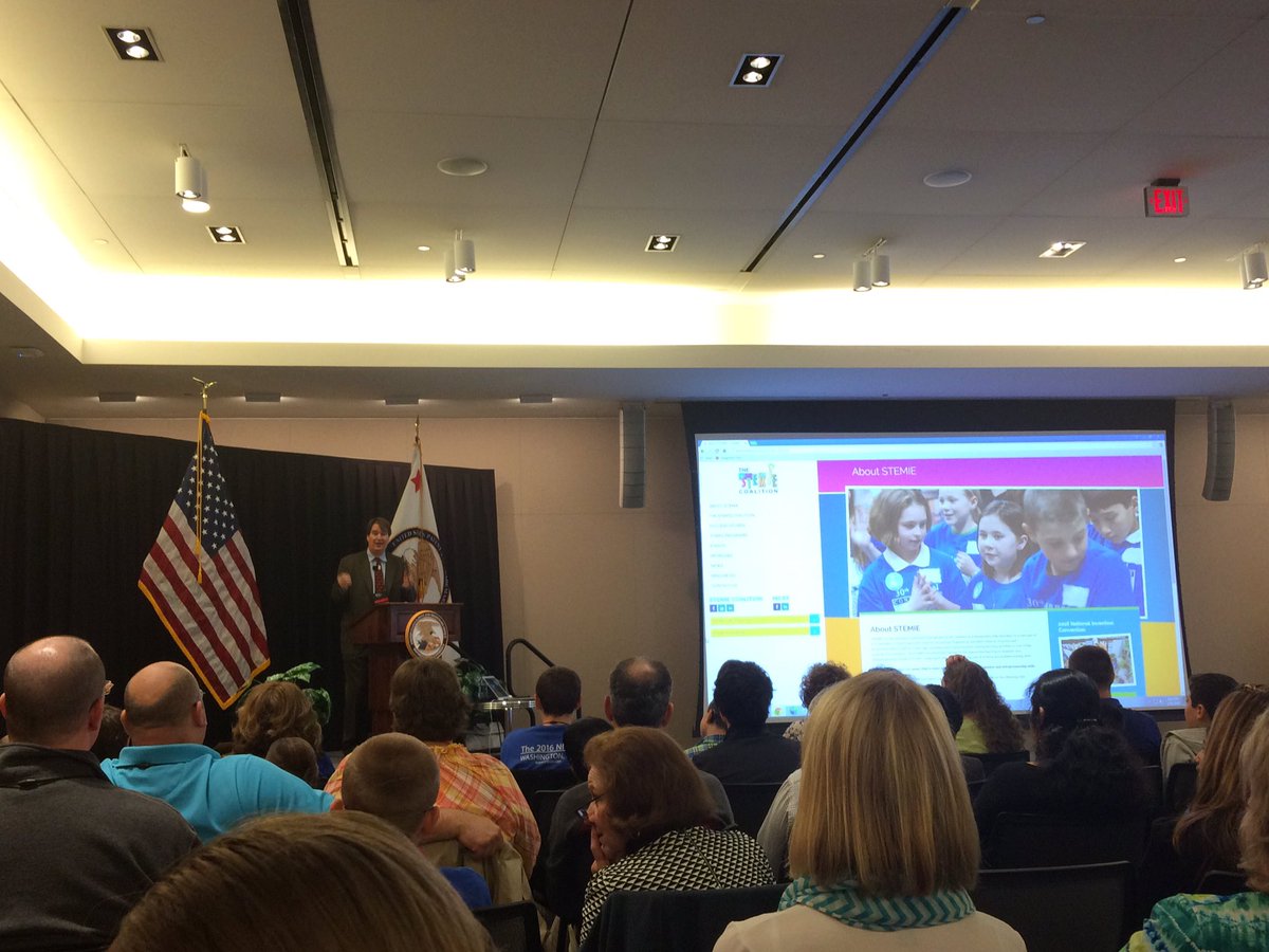 isicinvents's tweet photo. Danny Briere, @STEMIECoalition CEO, kicking off the #nicee16 opening ceremony @uspto https://t.co/X5t58ZpTbY