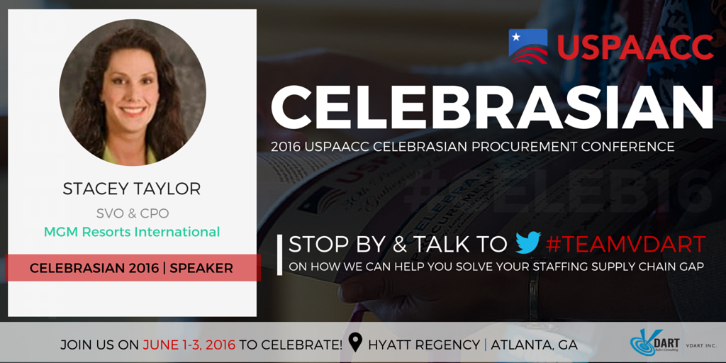 VDartInc's tweet photo. Honored to have #StaceyTaylor @MGMResortsIntl as #Celeb16 Speaker. #SupplierDiversity @USPAACC_EF | #VDartInc https://t.co/dBBX2Rd8Me