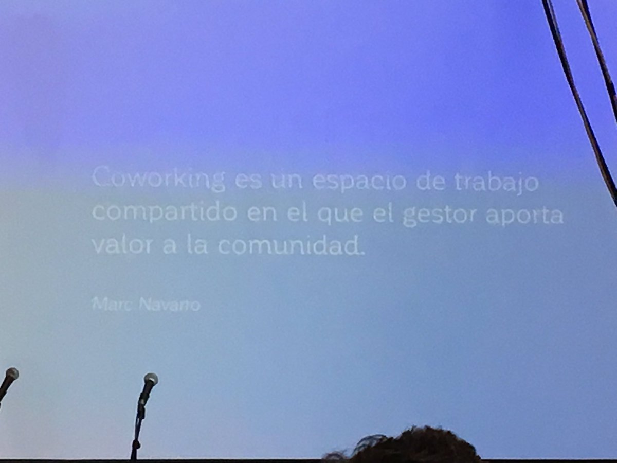 diegotomases's tweet photo. @marcnavarro de @CRECbcn nos propone esta definición de COWORKING , muy de acuerdo!! @CoworkingSpain #CWSC https://t.co/azE44LZodx