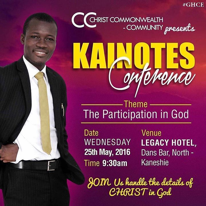 XtianEventsgh's tweet photo. #PeekAtTheWeekAhead with #GHCE #KAINOTES CONFERENCE with Minister Bennie Ansah #MayEvents โฆ https://t.co/hvyTmc8rHV https://t.co/cfxDkkmWyx
