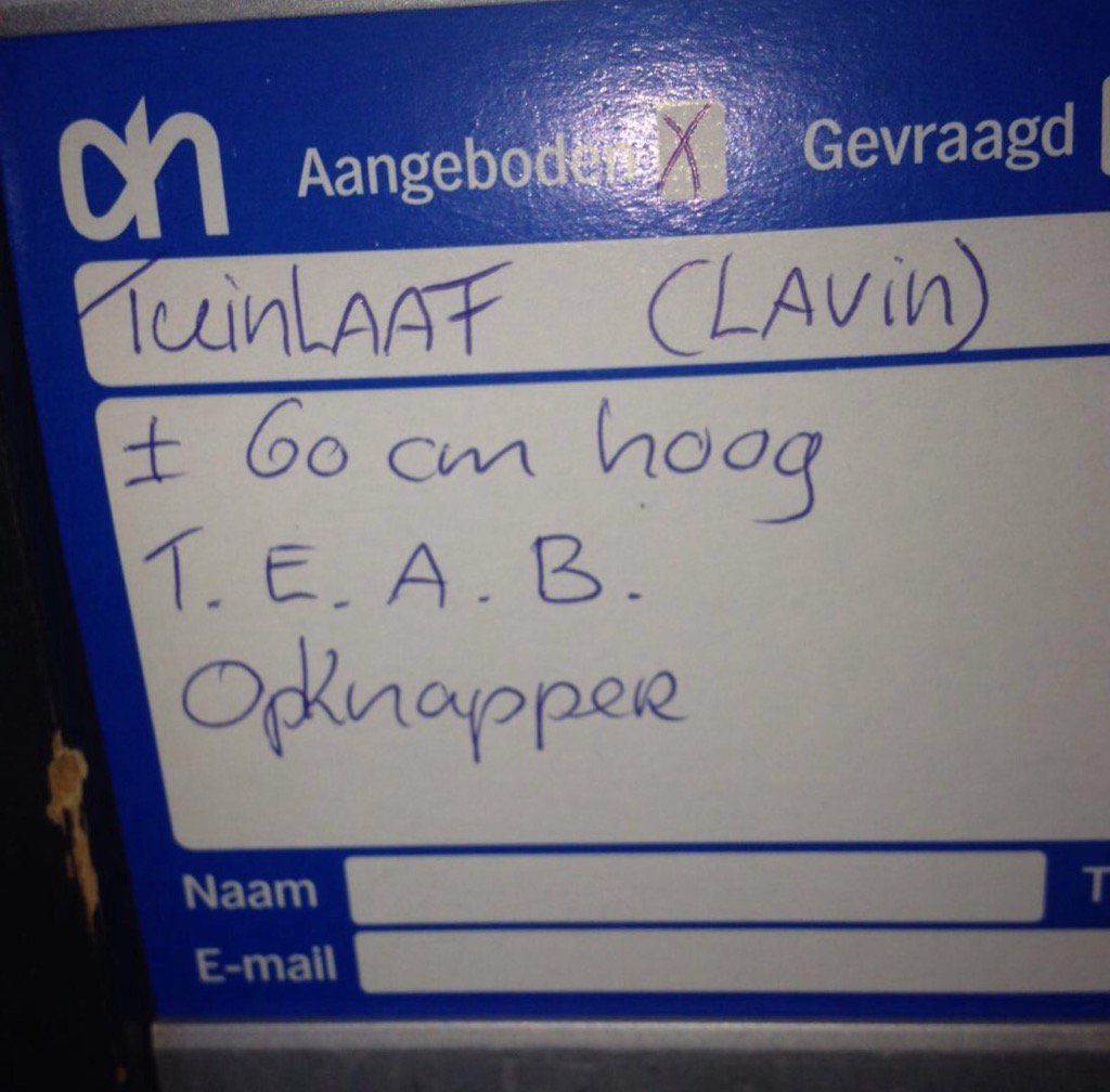 Heerlijk 😂, ontvangen via echtgenoot