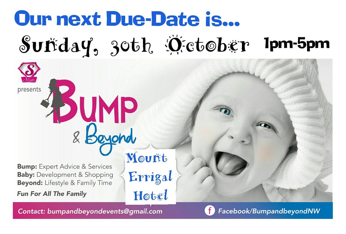bumpandbeyondNW's tweet photo. The ORIGINAL Pregnancy, Baby and Family event in the North West will return in October.
#SMum #Originals #ticktock https://t.co/IjMLYRReSj