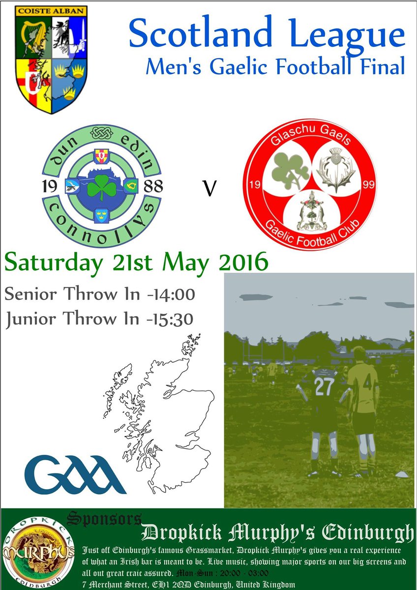 League Finals Day is upon us in Coatbridge v @glasgowgaels Action starts at 2pm