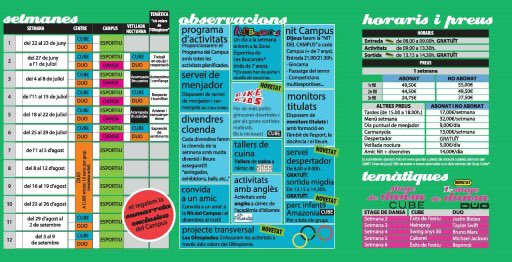 cubemanresa's tweet photo. Campus d'estiu #manresa #bages #grupcube *Promoció 3 setmanes 135€ #ExpoBages https://t.co/LTfitwjm98
