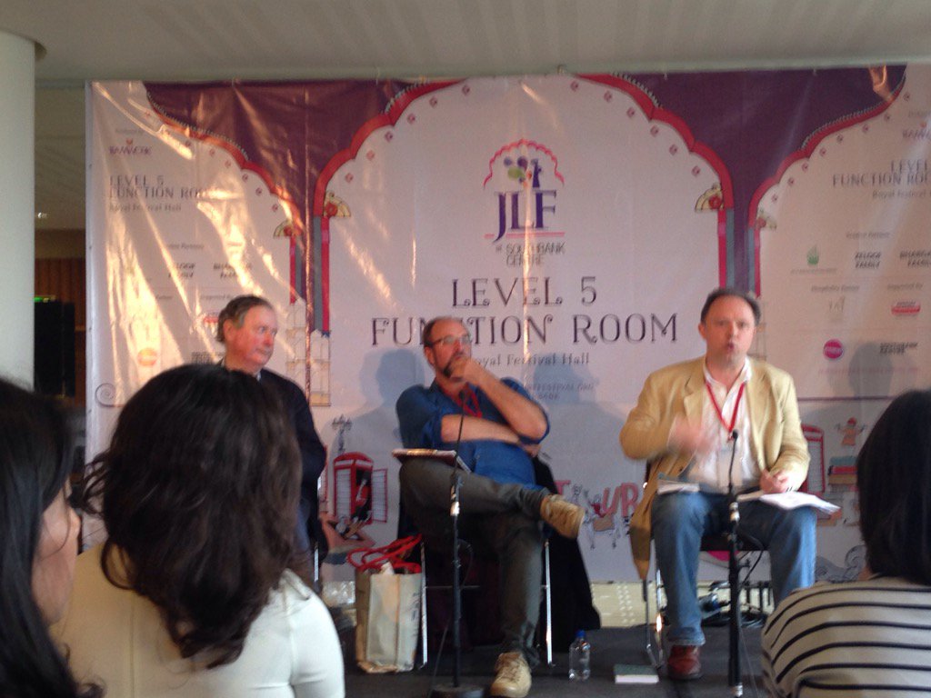 sianmexsom's tweet photo. Packed room @JaipurLitFest to hear corporate story of #EastIndiaCompany, @DalrympleWill #FerdinandMount, #NickRobins https://t.co/xmsMZjABzW