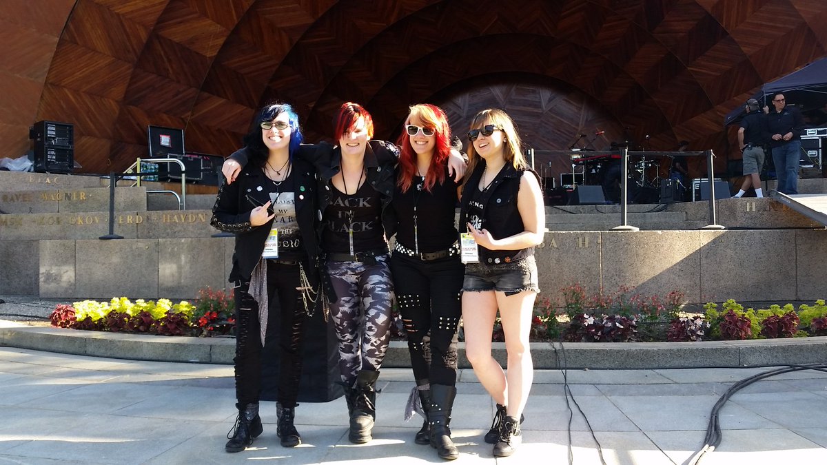 Local929's tweet image. The ladies of @Flight_of_Fire have arrived! #929Earthfest