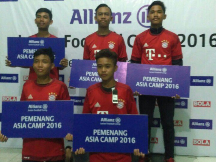 BOLASabtu's tweet image. Inilah 5 pemenang Asia Camp 2016 #AJFC2016 Surabaya @allianzID
