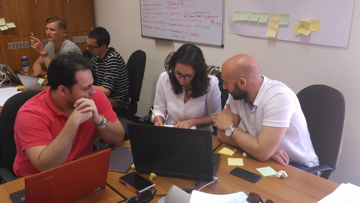 Launching the first #designsprint in Malta with <a href="/bzgds/">Bartosz Balewski</a> and <a href="/GoogleDevExpert/">@GoogleDevExpert</a>