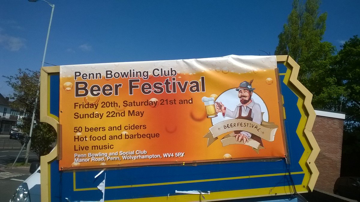 buttontech's tweet image. Had a great evening at Penn Bowling club Beer Festival, 50 beers and BBQ. Now open and finishes Sunday evening.