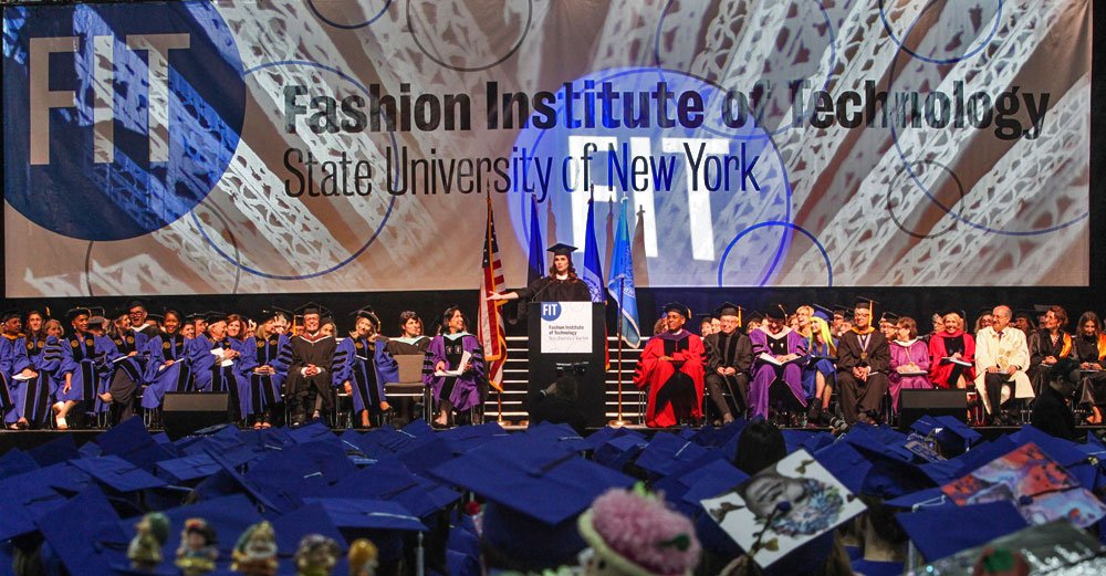 SUNY's tweet photo. Congratulations to the students graduating from @FIT today. Good luck! #SUNYgrad https://t.co/w4gcb2YpOd https://t.co/X32mmvTX9p