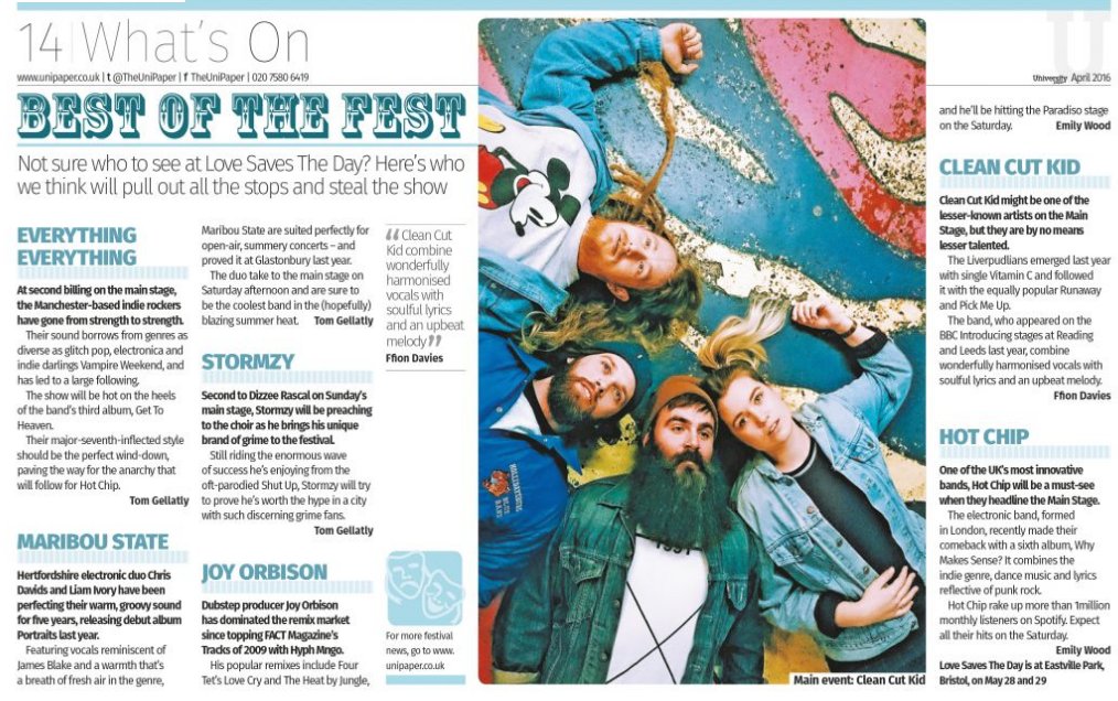 Too many highlights this year for us to choose our favourites, but The University Paper have tried!