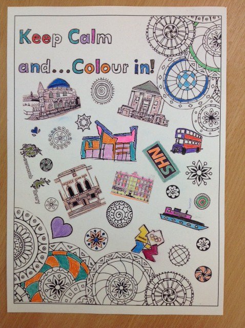 NewcombLibrary's tweet photo. Download your #keepcalm sheet►https://t.co/w8t1D8kRoq #KAW2016 @NHSE_Wellbeing #KAW2016 #MHAW16 Here's our efforts!☺ https://t.co/AojBfphcFU
