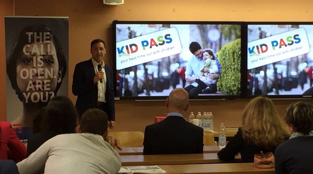 Facilities a misura dei bambini: <a href="/kidpass/">KidPass</a> per la #WcapCall16 di @timwcap