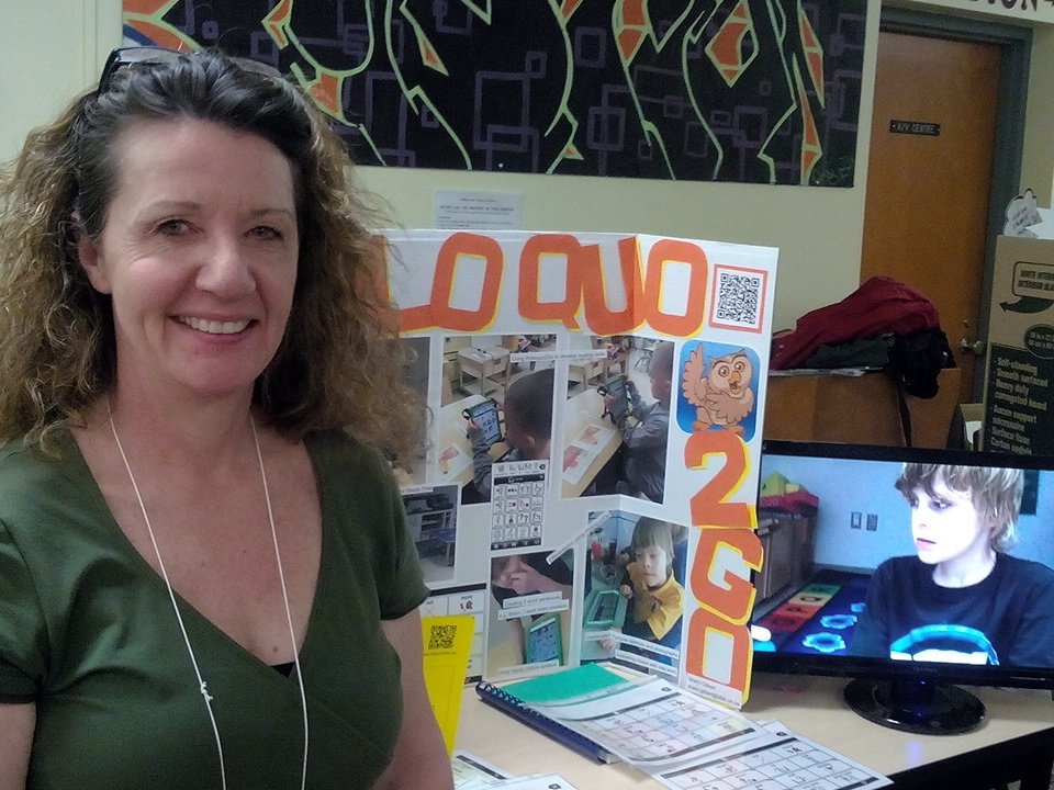 sherri_gilbert's tweet photo. Presenting Proloquo2Go at Market Place. TDSB:  make it accessible to more of our students. #TryOneThing @jjktoronto https://t.co/5RQqwIX3SX