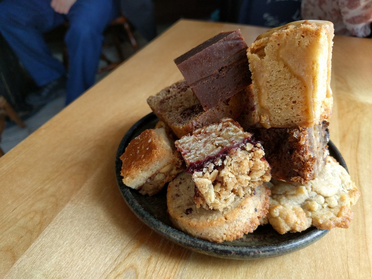 Cake Table Plate at Mallard Cottage in St. John's, Newfoundland