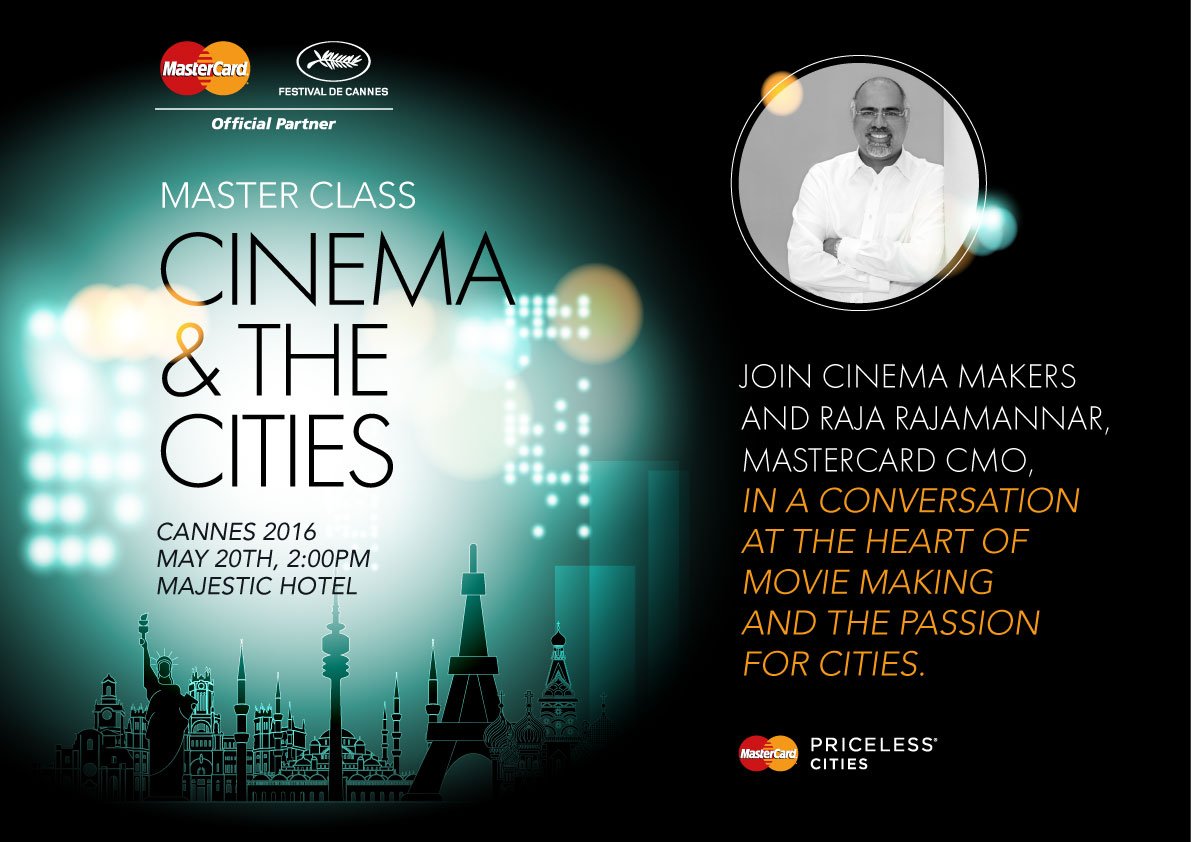 How do movies enable #pricelessexperiences? @RajaRajammanar answers at #CinemaAndTheCities #PricelessCannes