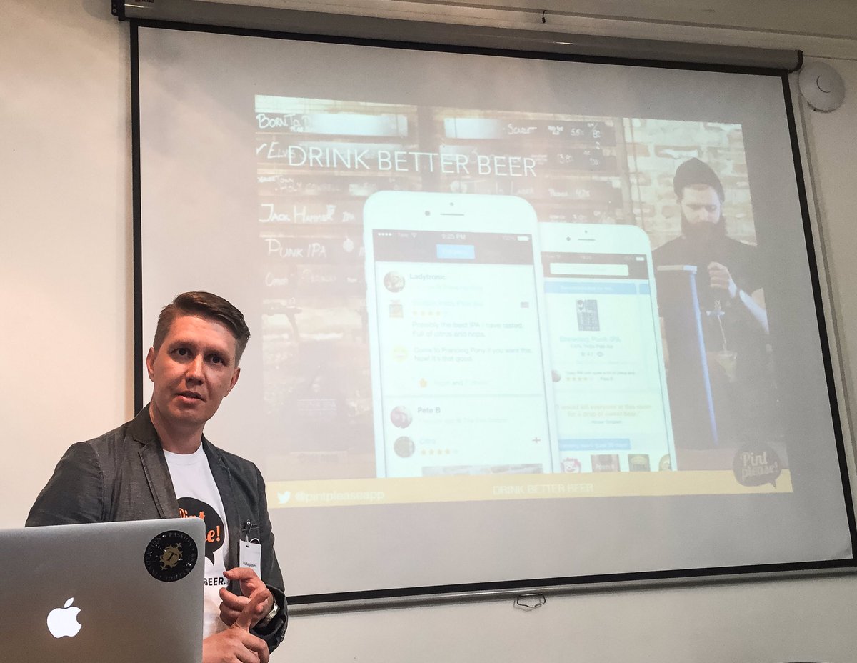 pubLABuk's tweet image. .@JuhaKarppinen is taking about how to target drinkers at point of purchase #VMSeminar @PintPleaseApp