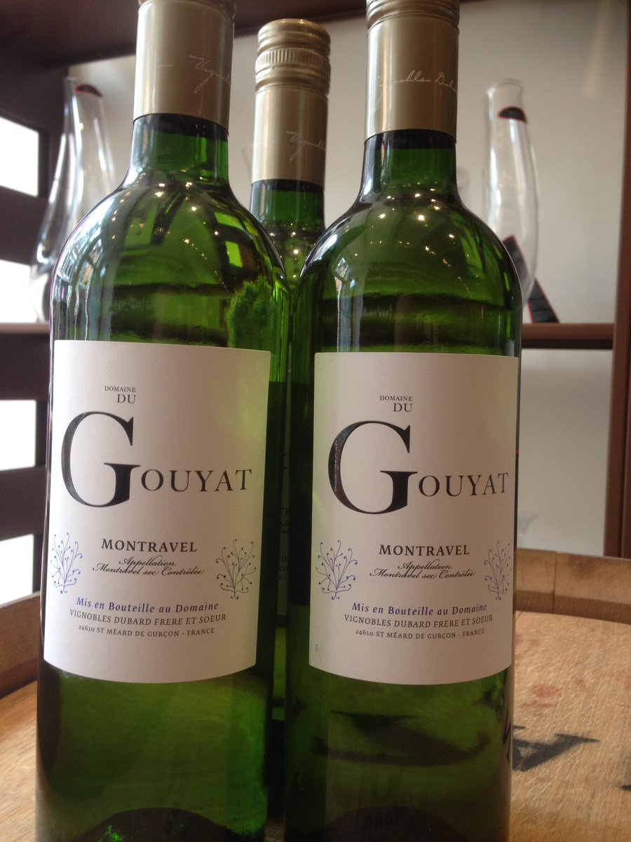 Onze witte 2015 Montravel,Domaine Gouyat <a href="/VignoblesDubard/">Vignobles Dubard</a> is spetterend lekker en dat voor  maar 7,95. Kom proeven!