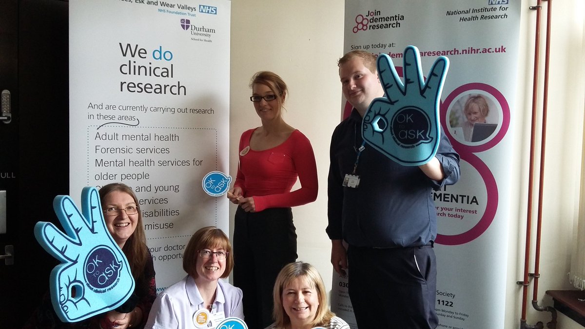 TEWVresearch's tweet photo. TEWV R&amp;D team are raring to go to promote #ICTD16 #MHAW16 #DAW2016 https://t.co/5yZIQLVNIb