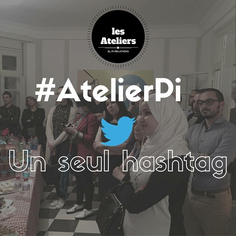 Pour suivre l'atelier "Utilisation des réseaux sociaux" un seul hashtag #atelierPi