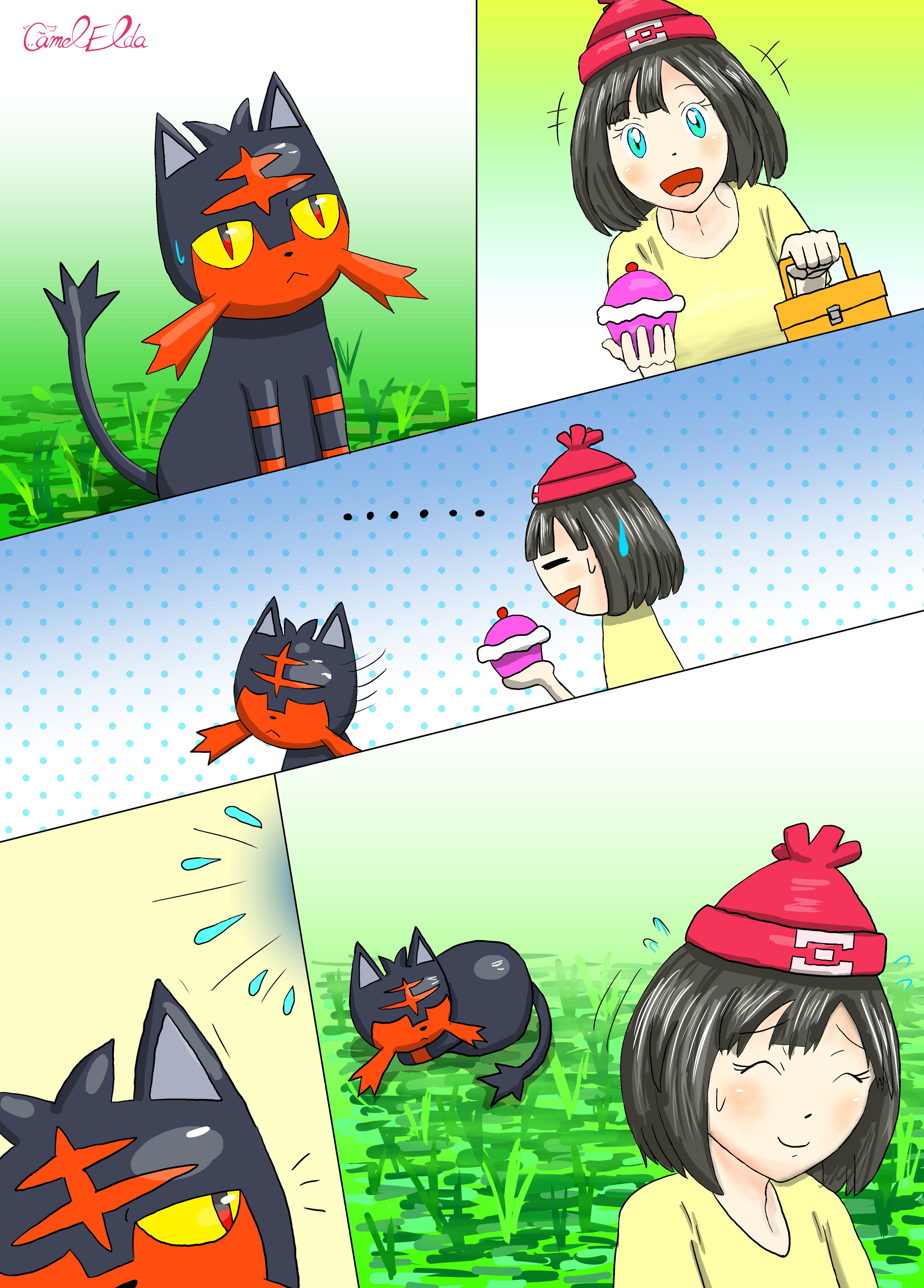 らくだ絵流 える ポケモンサンムーン公式によると ニャビーはいつも冷静だけど トレーナーがピンチのときは全力で助けるそうで なんかそのギャップ設定ええねっておもって漫画描いた T Co 4nm4xuhyrq Twitter