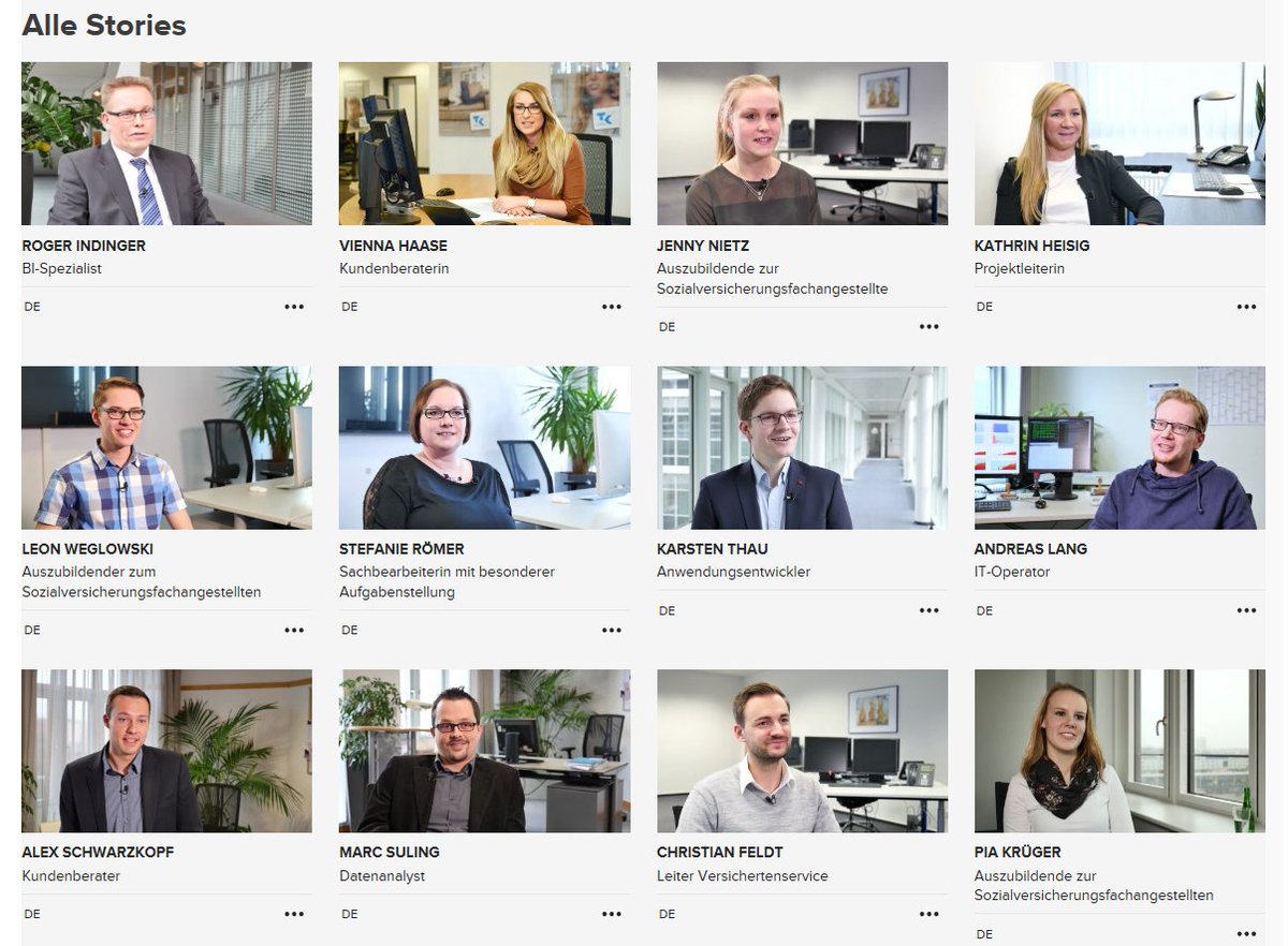 TK_Karriereteam's tweet photo. Unsere neuen #Mitarbeiterinterviews von @whatchado sind online: https://t.co/t3zShCRek2 #jobs #tk #eslohntsich https://t.co/XpPl9LCJl3