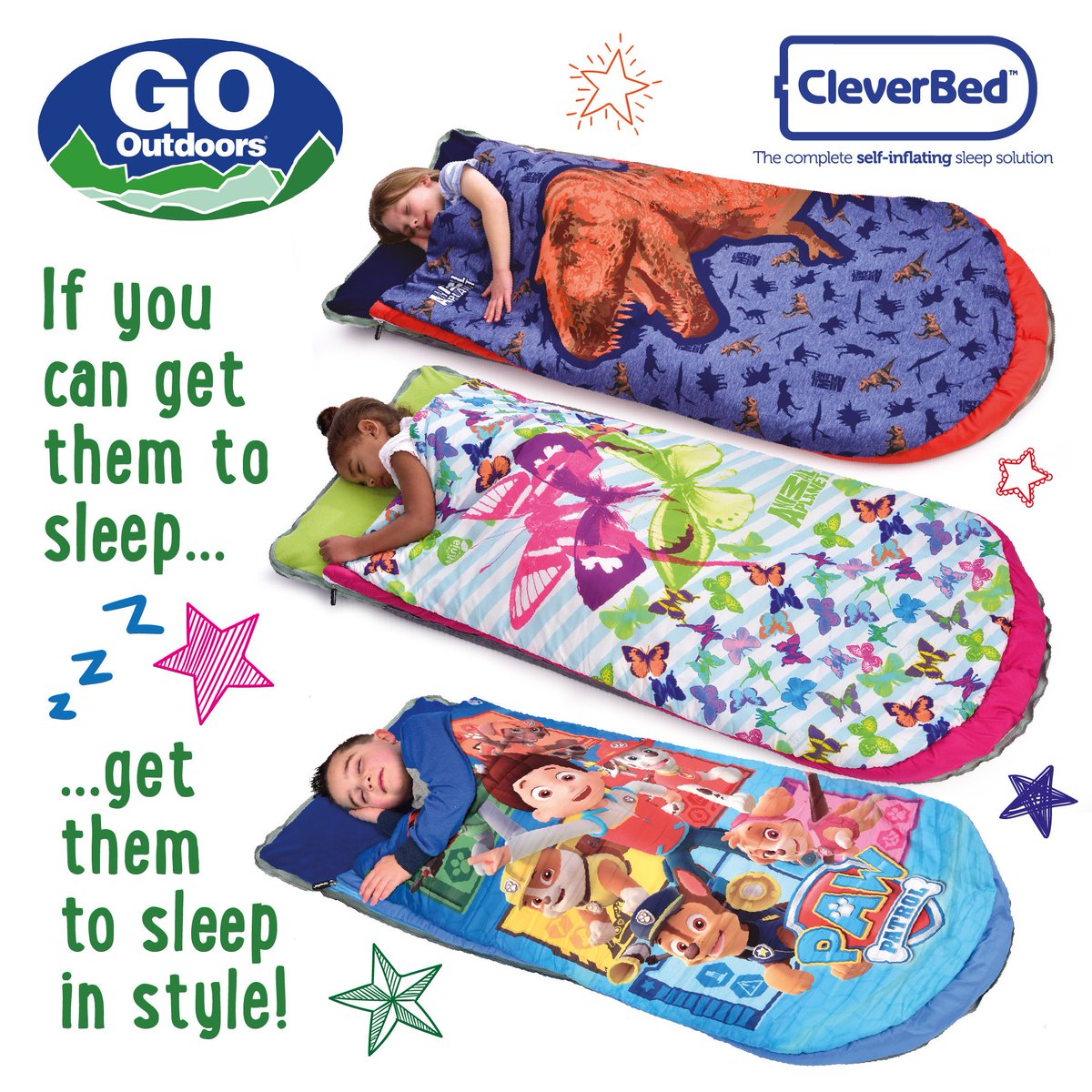 clever bed self inflating