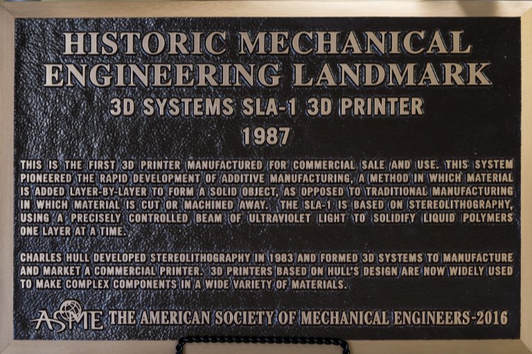 3DPrint_com's tweet photo. Celebrating #ChuckHull &amp; the SLA-1 Original #3DPrinter – Now an Engineering Landmark
https://t.co/UZZOr4vhS1 https://t.co/cggkE8Nd1j