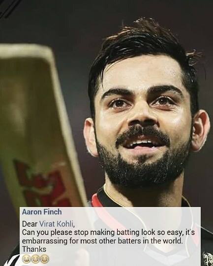 AbToHas's tweet photo. #FbAbToHas_insta Aaron Finch praises Virat's knock! :) . #Viratkohli #cricket #india #ipl #love #rcb #playbold अछा … https://t.co/UjxAi5Hb5r