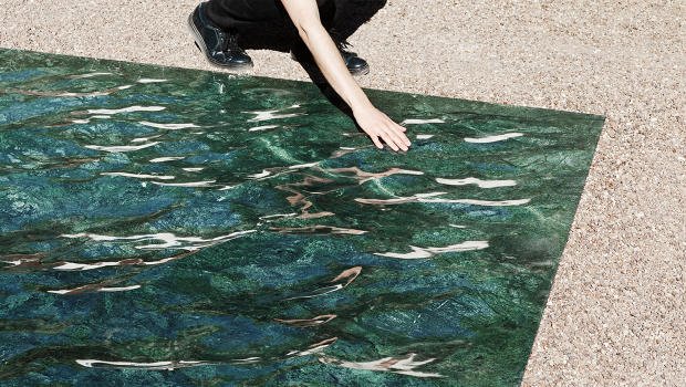 This amazing optical illusion makes 330 pounds of marble look like water buff.ly/1THZO0Y