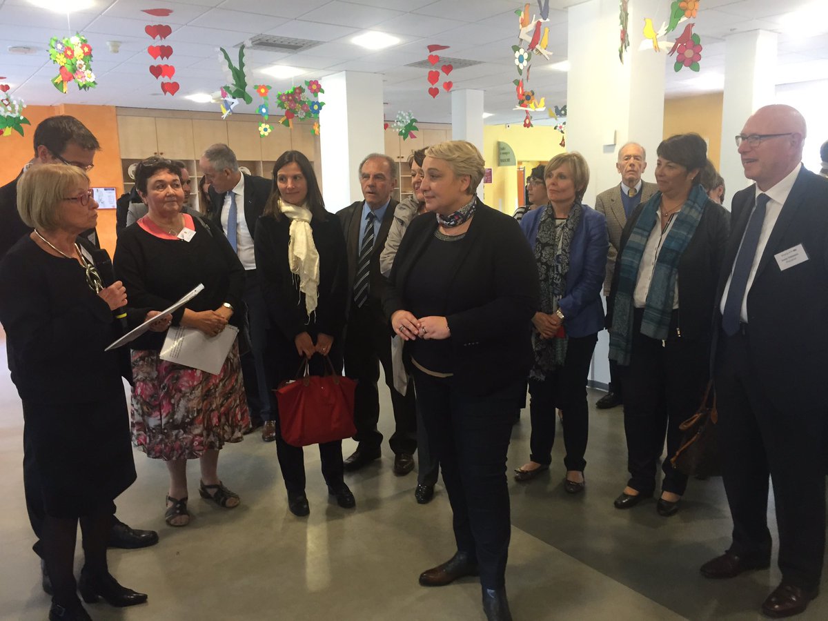 Pascaleboistard's tweet photo. Visite de l'Ehpad La maison de l'Arc (155 résidents, 138 salariés, 130 bénévoles) @mulhouse #BienVieillir https://t.co/DTe8kzh2Md
