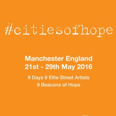 NQManchester's tweet image. Excited for the start of @citiesofhope16. Kicks off this weekend northernquartermanchester.com/cities-of-hope/ #citiesofhope