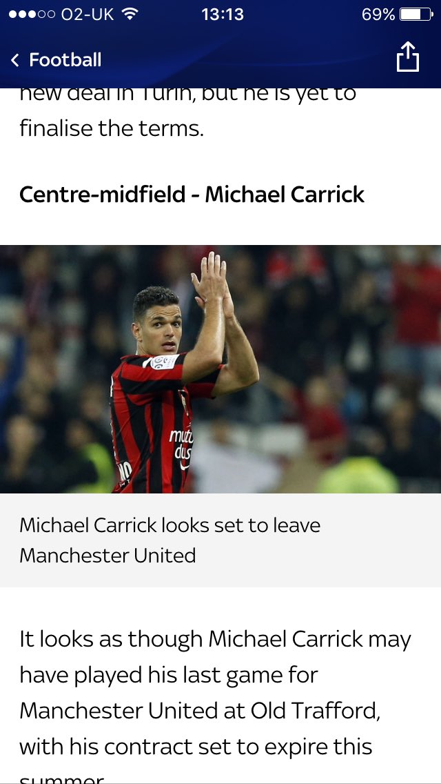 D_Andrew_S's tweet photo. @SkySportsNewsHQ Michael Carrick is starting to look alot like Hatam Ben Arfa don't you think?!! #proofread https://t.co/VAq1xSJoXI