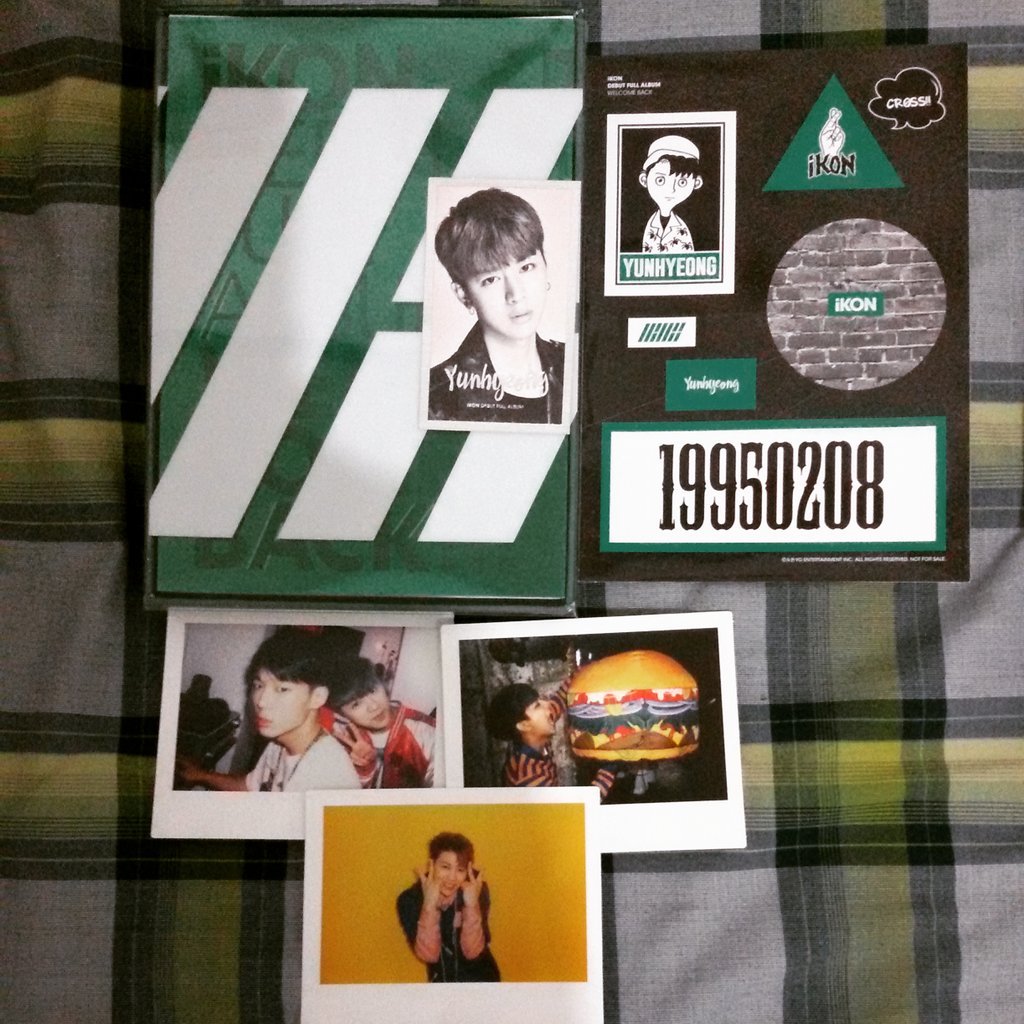 wts / sell ikon full album green ver. w/ yunhyeong set 240k