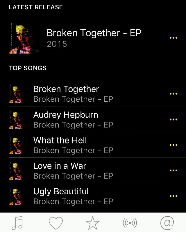 EVIEN_OFFICIAL's tweet image. #EVIEN - #Broken #Together #EP #Album on #iTunes 🌬itunes.apple.com/us/artist/evie… #Songs #EDM #Music #Pop #Dance #Singer