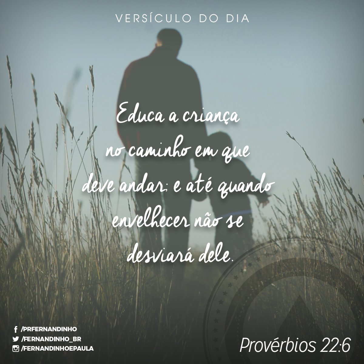 Nós, pais, somos responsáveis por apresentar Jesus aos nossos filhos. Se você é pai ou mãe, reflita em Pv 22.6!